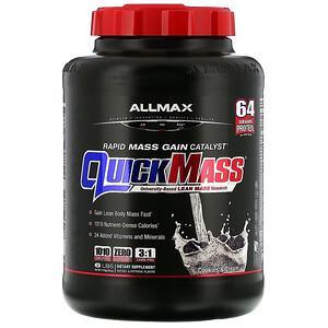 ALLMAX Nutrition, Quick Mass Rapid Mass Gain Catalyst, Cookies & Cream, 6 lbs (2.72 kg) - HealthCentralUSA