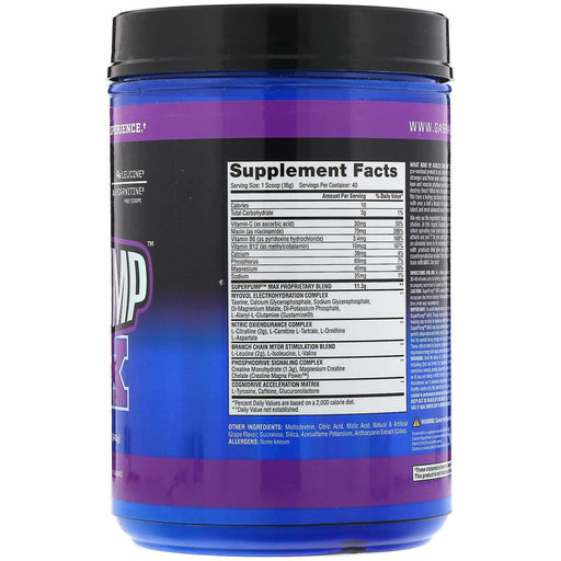 Gaspari Nutrition, SuperPump Max, Grape Cooler, 1.41 lbs (640 g) - HealthCentralUSA