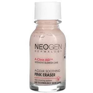 Neogen, A-Clear Soothing Pink Eraser, 0.50 fl oz (15 ml) - HealthCentralUSA