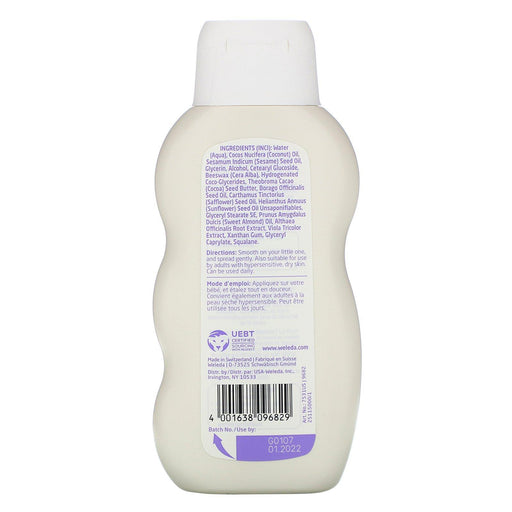 Weleda, Baby, Sensitive Care Body Lotion, White Mallow Extracts, 6.8 fl oz (200 ml) - HealthCentralUSA