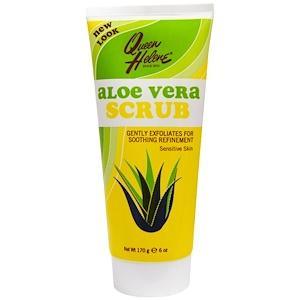 Queen Helene, Scrub, Sensitive Skin, Aloe Vera, 6 oz (170 g) - HealthCentralUSA