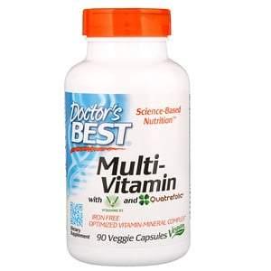 Doctor's Best, Multi-Vitamin with Vitashine D3 and Quatrefolic, 90 Veggie Capsules - HealthCentralUSA