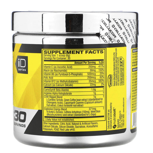 Cellucor, C4 Ripped, Pre-Workout, Fruit Punch, 6.34 oz (180 g) - HealthCentralUSA
