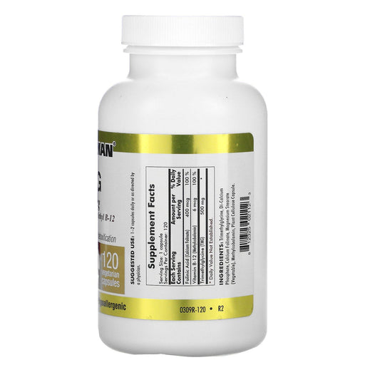 Kirkman Labs, TMG with Folinic Acid & Methyl B-12, 500 mg, 120 Vegetarian Capsules - HealthCentralUSA