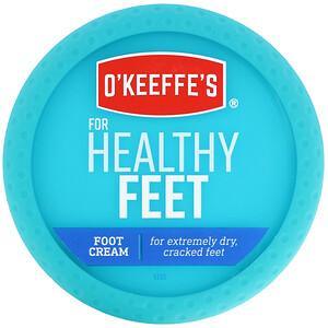 O'Keeffe's, For Healthy Feet, Foot Cream, 3.2 oz (91 g) - HealthCentralUSA