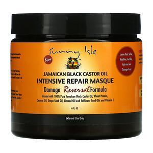 Sunny Isle, Jamaican Black Castor Oil, Intensive Repair Masque, 16 fl oz - HealthCentralUSA