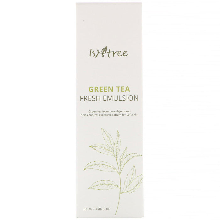 Isntree, Green Tea Fresh Emulsion, 4.06 fl oz (120 ml) - HealthCentralUSA