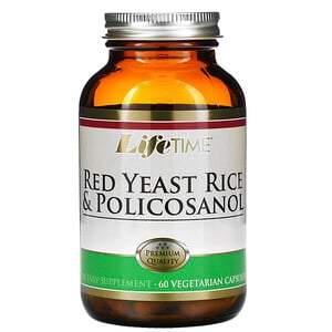 LifeTime Vitamins, Red Yeast Rice & Policosanol, 60 Vegetarian Capsules - HealthCentralUSA