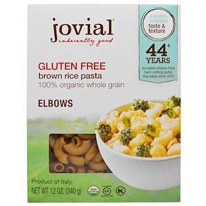 Jovial, Organic Brown Rice Pasta, Elbows, Gluten Free, 12 oz (340 g) - HealthCentralUSA