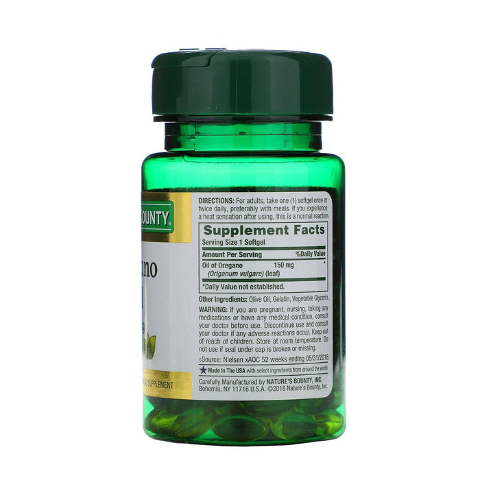 Nature's Bounty, Oregano Oil, 150 mg, 90 Softgels - HealthCentralUSA